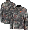 Detroit Tigers Majestic Sweat and Determination Half-Zip Pullover Jacket -Camo