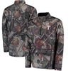 Texas Rangers Majestic Sweat and Determination Half-Zip Pullover Jacket -Camo