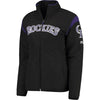 Colorado Rockies Majestic Women's On-Field Thermal Jacket - Black