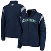 Seattle Mariners Majestic Women's On-Field Thermal Jacket - Navy