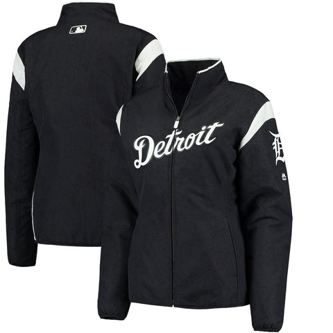 Detroit Tigers Majestic Women's On-Field Thermal Jacket - Navy