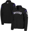 Colorado Rockies Majestic Women's On-Field Thermal Jacket - Black