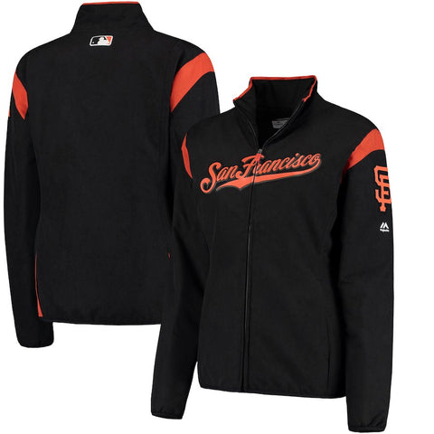 San Francisco Giants Majestic Women's On-Field Thermal Jacket - Black
