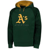 Oakland Athletics Majestic Big & Tall New Armour Performance Hoodie - Green
