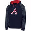 Atlanta Braves Majestic Big & Tall New Armour Performance Hoodie - Navy