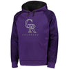 Colorado Rockies Majestic Big & Tall New Armour Performance Hoodie - Purple
