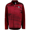 St. Louis Cardinals Majestic Big & Tall Cool Base Quarter-Zip Sweatshirt - Red/Navy