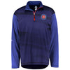 Chicago Cubs Majestic Big & Tall Cool Base Quarter-Zip Sweatshirt - Royal/Red