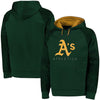 Oakland Athletics Majestic Big & Tall New Armour Performance Hoodie - Green
