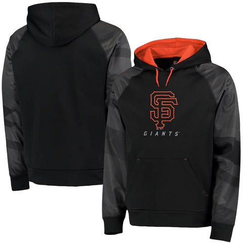 San Francisco Giants Majestic Big & Tall New Armour Performance Hoodie - Black
