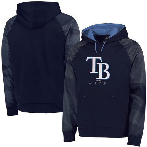 Tampa Bay Rays Majestic Big & Tall New Armour Performance Hoodie - Navy