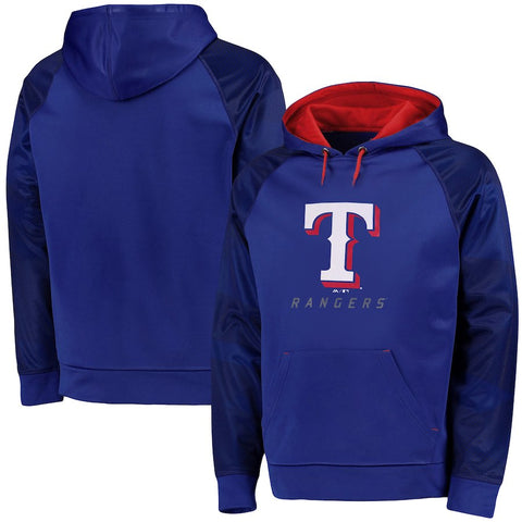 Texas Rangers Majestic Big & Tall New Armour Performance Hoodie - Royal