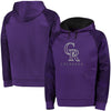 Colorado Rockies Majestic Big & Tall New Armour Performance Hoodie - Purple