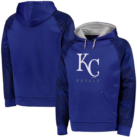 Kansas City Royals Majestic Big & Tall New Armour Performance Hoodie - Royal