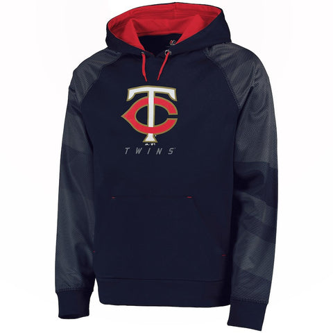 Minnesota Twins Majestic Big & Tall New Armour Performance Hoodie - Navy
