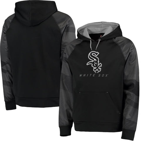 Chicago White Sox Majestic Big & Tall New Armour Performance Hoodie - Black