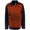 Baltimore Orioles Majestic Big & Tall Cool Base Quarter-Zip Sweatshirt - Black/Orange