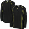 Pittsburgh Pirates Majestic Big & Tall On Field Practice Pullover Fleece Sweatshirt - Black