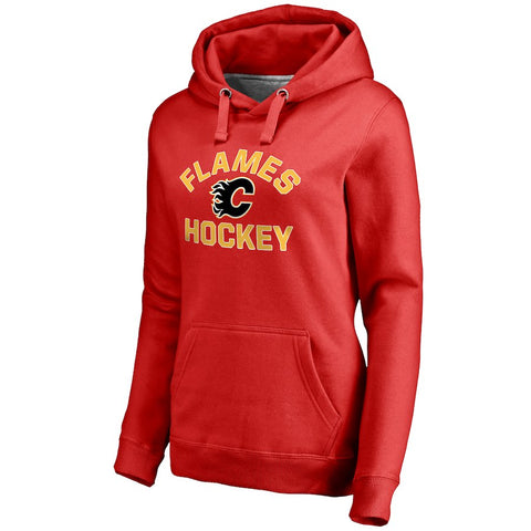 Calgary Flames Women's Overtime Pullover Hoodie - Red