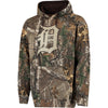 Detroit Tigers Stitches Fleece Pullover Hoodie - Realtree Camo