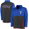 Texas Rangers Stitches Fashion Track Jacket - Royal