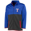 Texas Rangers Stitches Fashion Track Jacket - Royal