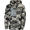 Los Angeles Dodgers Stitches Pullover Hoodie - Black/Camo