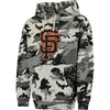 San Francisco Giants Stitches Pullover Hoodie - Black/Camo