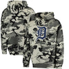 Detroit Tigers Stitches Pullover Hoodie - Black/Camo