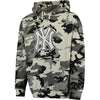 New York Yankees Stitches Pullover Hoodie - Black/Camo