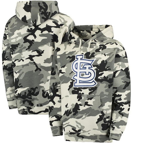 St. Louis Cardinals Stitches Pullover Hoodie - Black/Camo
