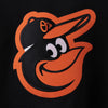 Baltimore Orioles Stitches Youth Applique Pullover Hoodie - Black
