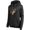 Arizona Coyotes   Women's Primary Logo Fleece Pullover Hoodie - Black