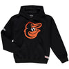 Baltimore Orioles Stitches Youth Applique Pullover Hoodie - Black