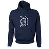 Detroit Tigers Stitches Youth Applique Pullover Hoodie - Navy