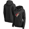 Arizona Coyotes   Women's Primary Logo Fleece Pullover Hoodie - Black