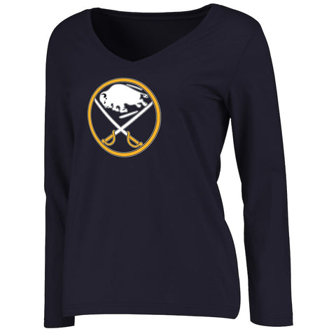Buffalo Sabres Women's Primary Logo Long Sleeve T-Shirt - Navy