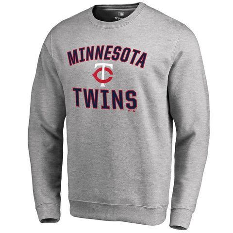 Minnesota Twins Victory Arch Pullover Sweatshirt - Ash