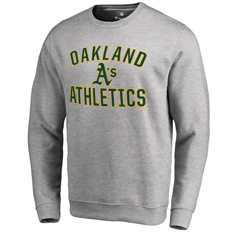 Oakland Athletics Victory Arch Pullover Sweatshirt - Ash