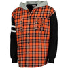 San Francisco Giants Flannel Hooded Jacket - Black