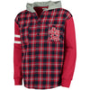 St. Louis Cardinals Flannel Hooded Jacket - Red
