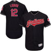 Francisco Lindor Cleveland Indians Majestic Alternate Authentic Collection Flex Base Player Jersey