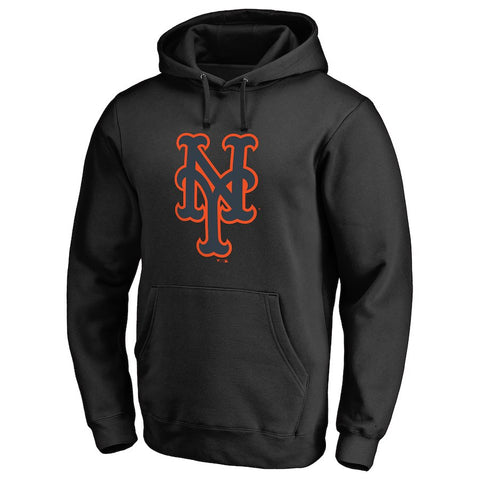 New York Mets Taylor Pullover Hoodie - Black