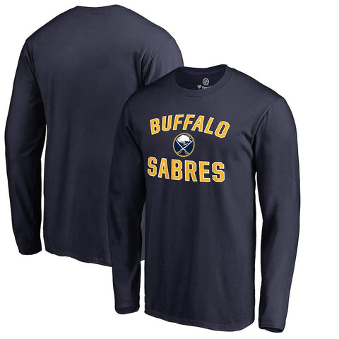 Buffalo Sabres Victory Arch Long Sleeve T-Shirt - Navy