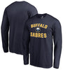 Buffalo Sabres Victory Arch Long Sleeve T-Shirt - Navy
