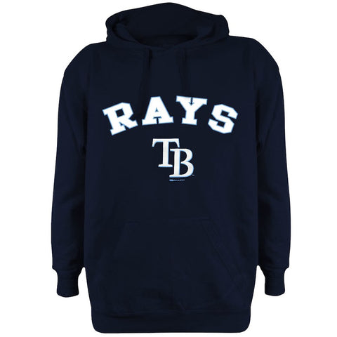 Tampa Bay Rays Stitches Fleece Pullover Hoodie - Navy