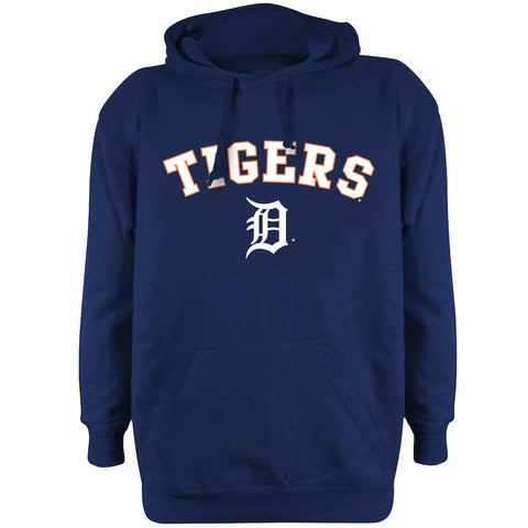 Detroit Tigers Stitches Fleece Pullover Hoodie - Navy
