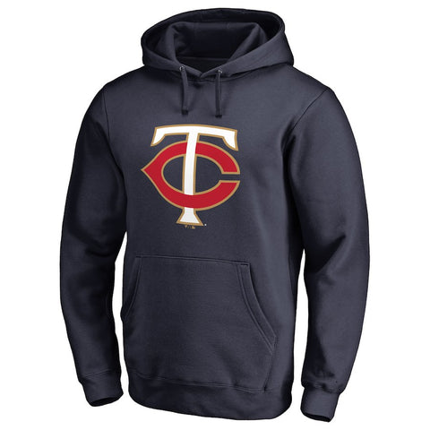 Minnesota Twins Team Color Primary Logo Pullover Hoodie