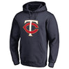 Minnesota Twins Team Color Primary Logo Pullover Hoodie