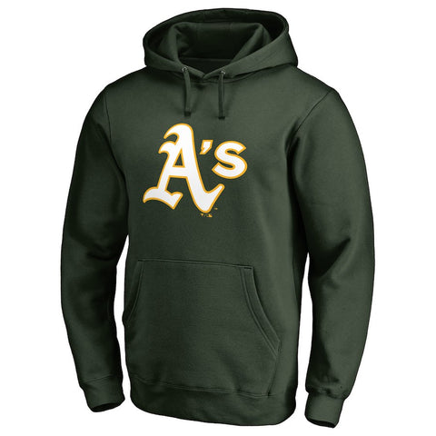Oakland Athletics Team Color Primary Logo Pullover Hoodie
